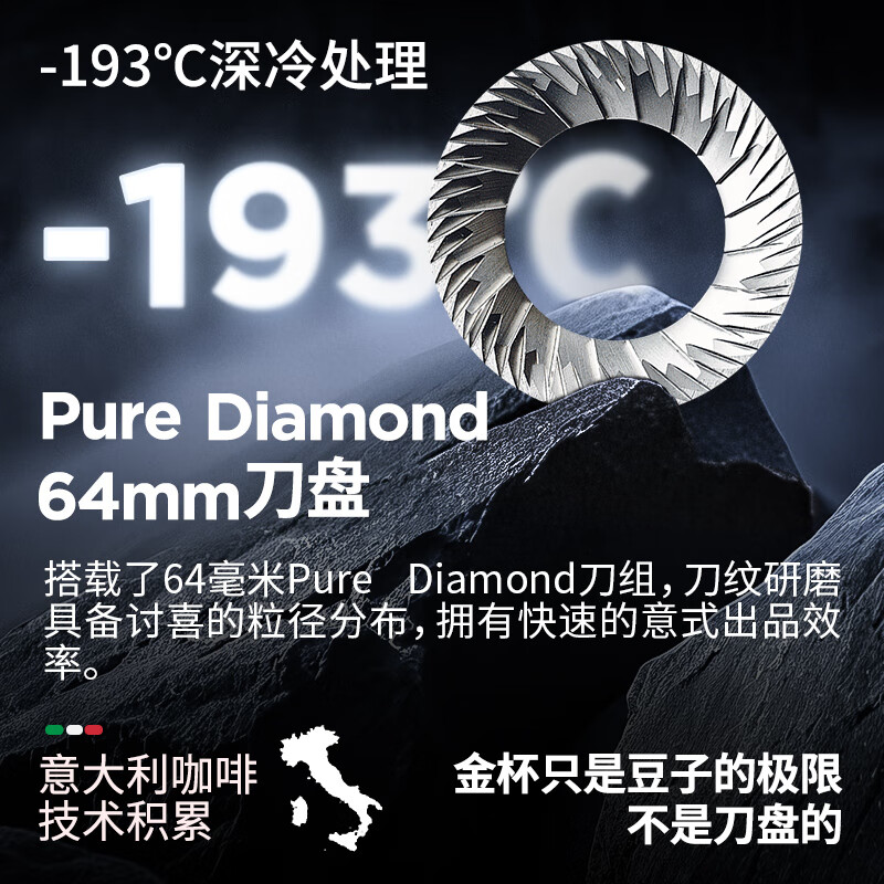 EUREKA磨豆机 SINGLE DOSE PRO尤里卡意大利进口意式小型单剂量电动研磨机家用咖啡 SINGLE DOSE PRO-黑色