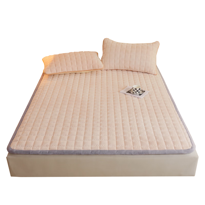 无印良品抗菌牛奶绒大豆床褥床垫遮盖物 1.2米床宿舍加绒褥子120*200cm