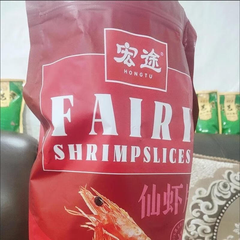煲美荟宏途仙虾片178g大袋零食经典蒜香原味虾片膨化食品鲜虾片超大包 仙虾片蒜香味178g/1袋
