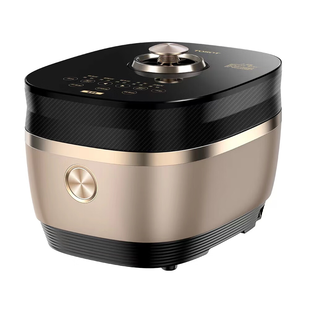 格力大松IH智能电饭煲4L分控多段加热蝶釜内胆GDCF-4013C黑+香槟金