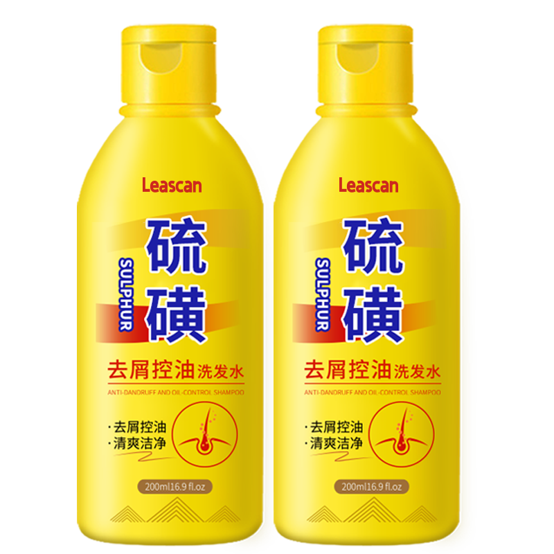 力仕康硫磺洗發(fā)水去屑止癢控油硫磺皂洗頭膏毛囊脂溢頭皮青少年洗發(fā)水炎