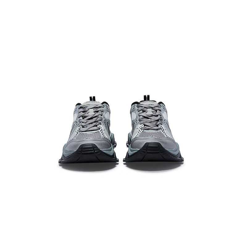 VETEMENTS25年正品 V2000MAX新款潮流老爹鞋中性款荔枝纹休闲鞋 35396001 烟雾灰V2000MAX 39