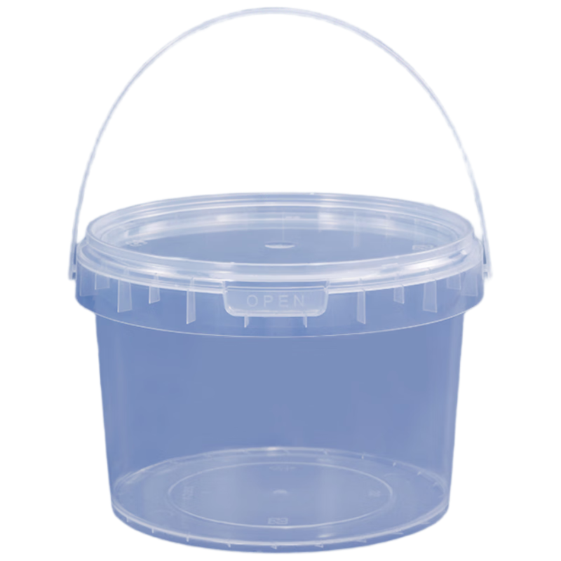 �������� ʳƷ�������ܷ�����Ͱ��װͰ����Ͱץ��Ͱˮ������Ͱ��̯Ͱ��Ϻ�����300ml-5L 1L-͸��ɫ��2��װ����������950ML