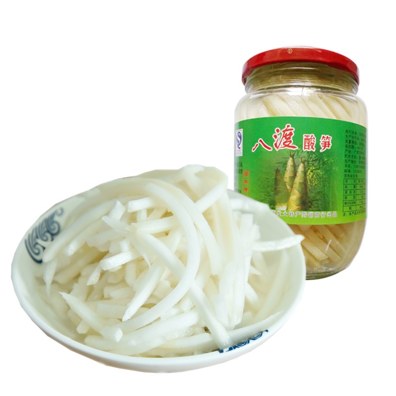 余远春广西特产百色田林八渡酸笋丝300g瓶八度泡制柳州腌制酸笋丝酸笋