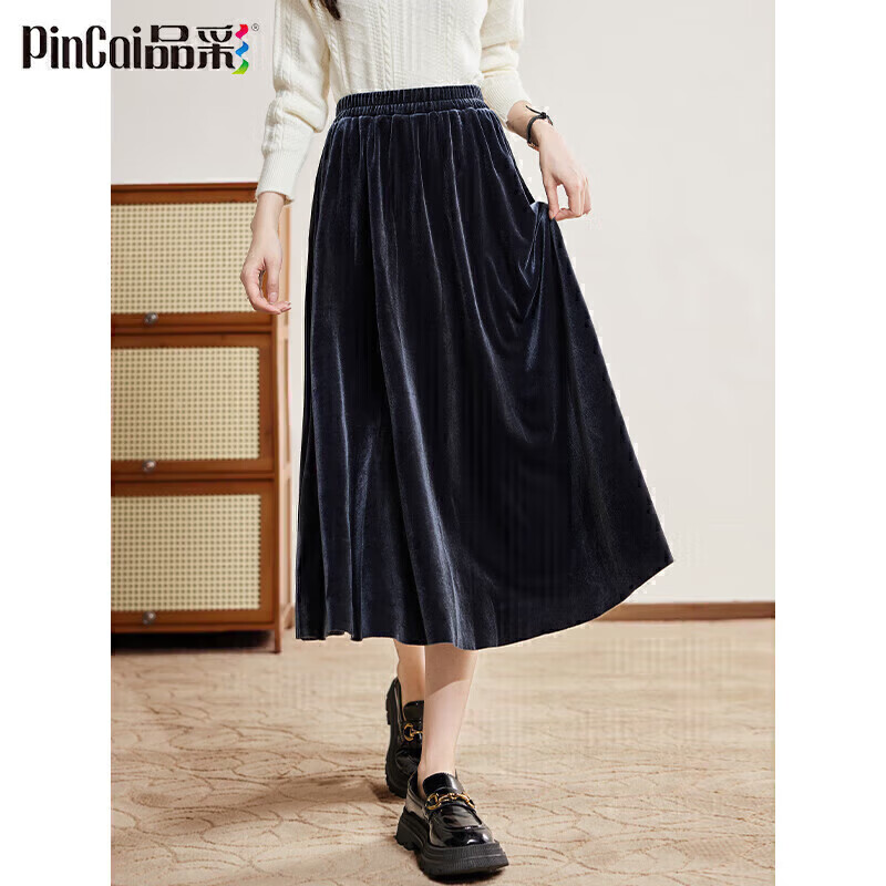 Ʒ�ʣ�PinCai������ȹŮ������ɫA��ȹ��ϵ�ٴ������Ը߰��޳�ȹ P143B2004