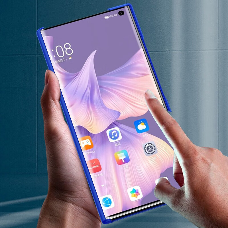 亨曼【好物优选】适用华为MateXs2手机壳纯色肤感MareXs2套男超薄女新款MataXs2外壳折叠屏全包防摔 【克莱因蓝】 HUAWEI Mate Xs2 典藏版