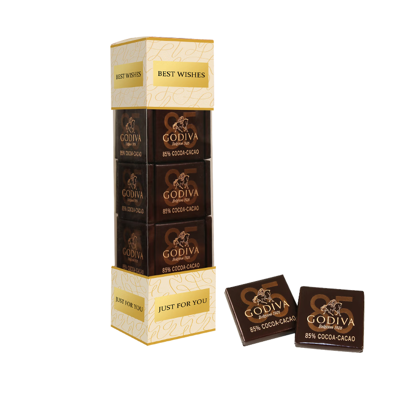 �����Godiva��85%���ɿ����ſ���� 55Ƭ275g ������ʳ ����������Ů�� ������ 259Ԫ