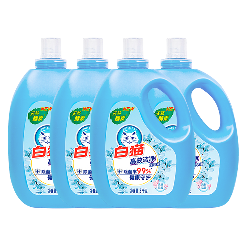 ���ڲ�������è��Ч�ྻϴ��Һ3kg*4�����䣩 ����Ưϴ ��ϴ��ϴ ȥ�ճ��� 24�� 69.9Ԫ