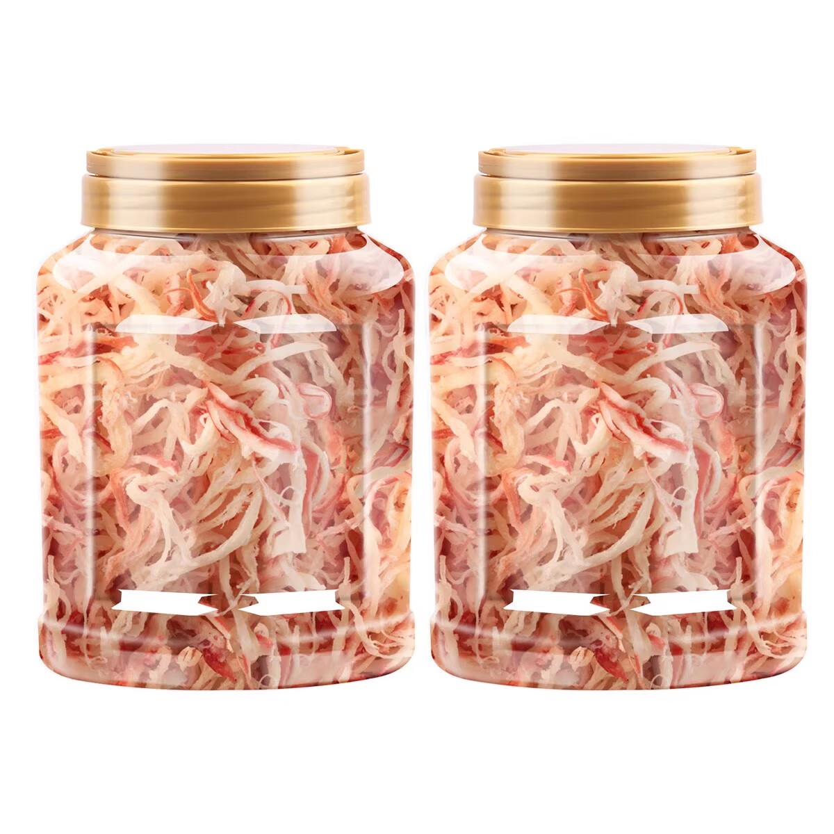 金三红美味鱿鱼丝 碳烤鱿鱼丝250g*2罐