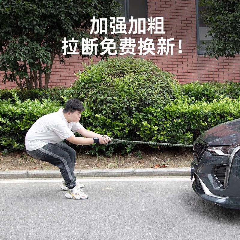 PETALONG八股绳项圈式狗狗牵引绳中大型犬狗链子金毛遛狗绳防爆冲拴狗p链 军绿色（绳长1.5米） XL码（双排扣，适合50-100斤）