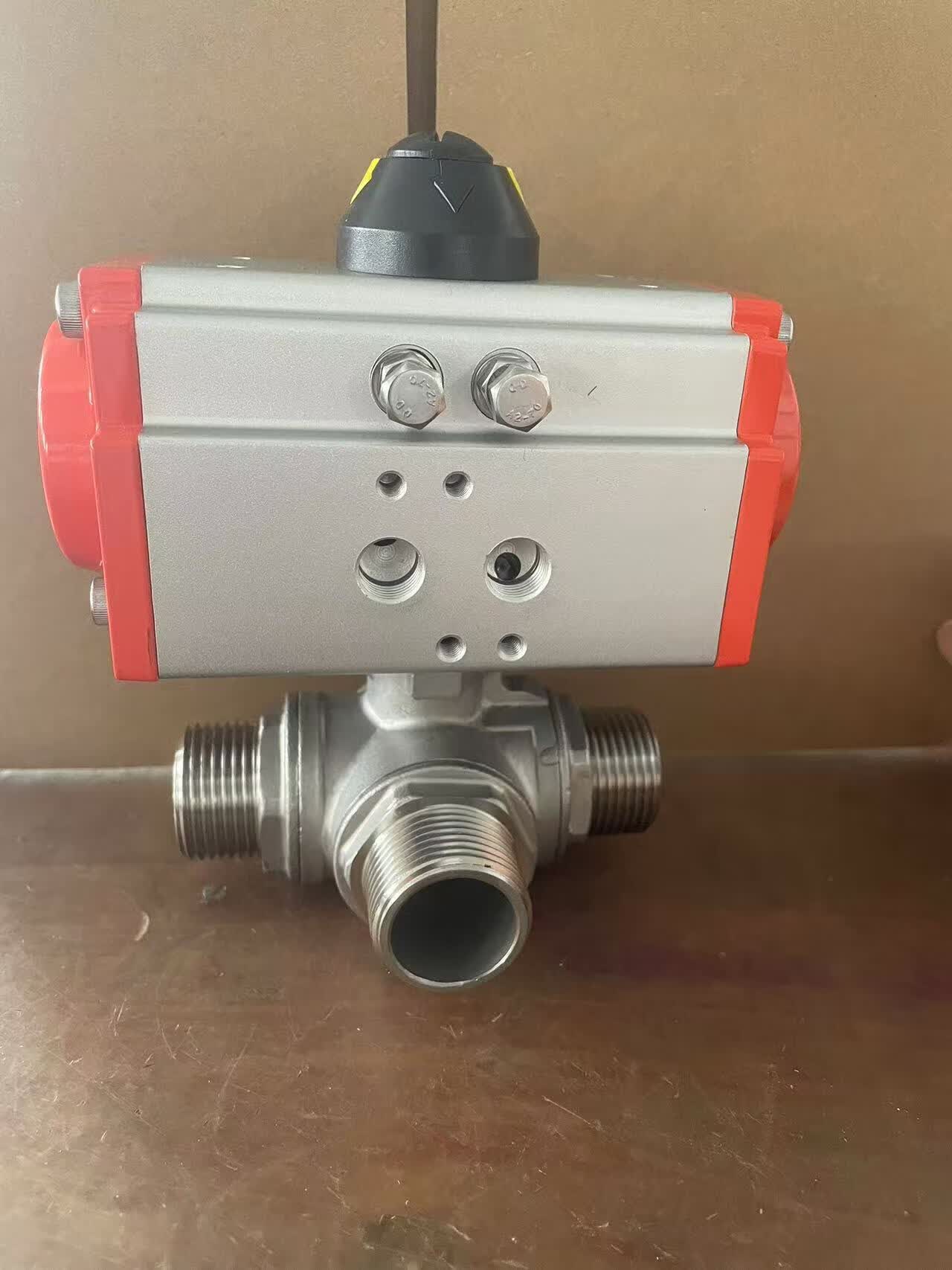 16p转换阀304不锈钢丝扣切换阀dn15/20/25/40 dn20t型