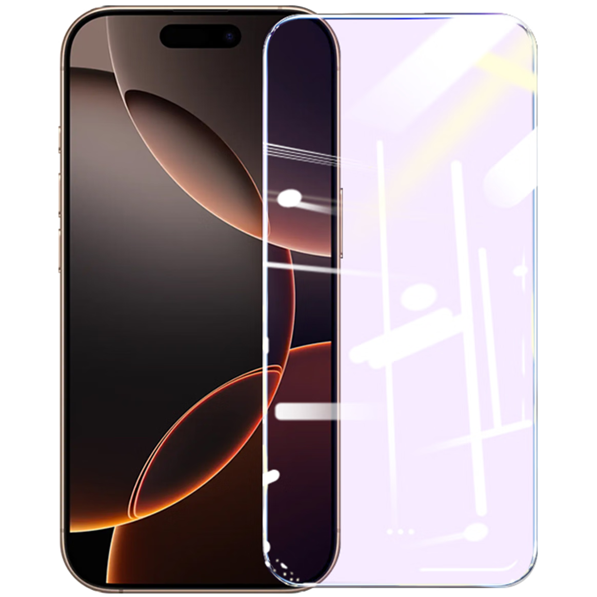 序洲適用iPhone16promax鋼化膜新款16plus手機膜ip16e貼膜蘋果15防摔14防塵13無黑邊12全屏幕覆蓋11 xr 【升級電鍍50倍順滑抗指紋】1片裝 iPhone15