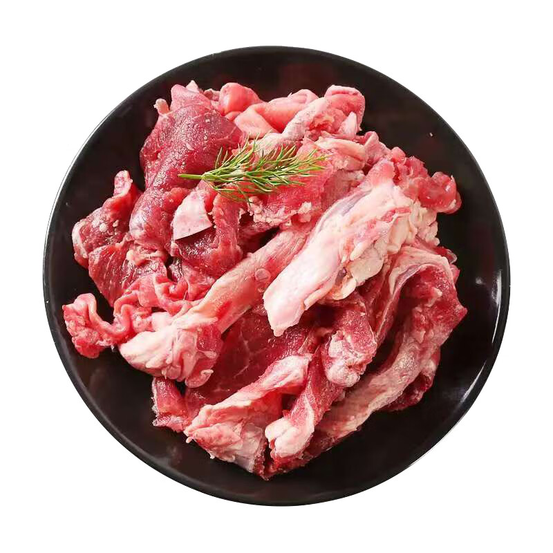 七环牧场国产原切筋头巴脑净重 炖煮食材 生鲜牛肉火锅食材 原切筋头巴脑2斤
