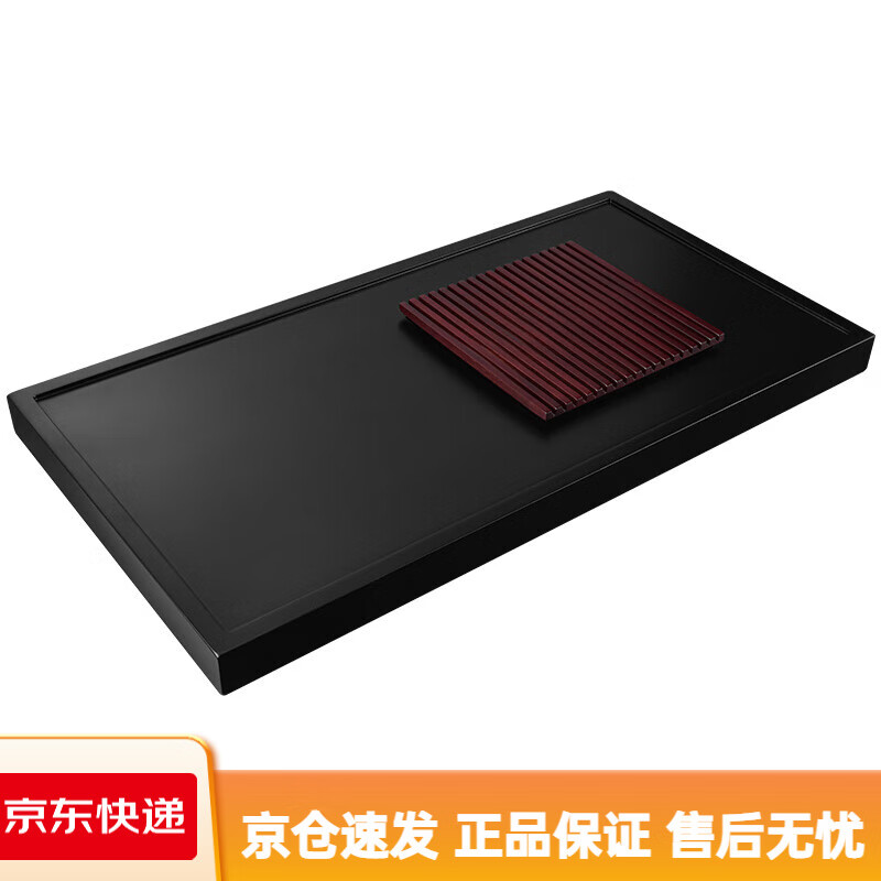 新功（SEKO）現(xiàn)代中式實(shí)木茶盤單層排水式功夫茶具套裝家用茶臺(tái)茶托盤J85 J85_【無茶具】