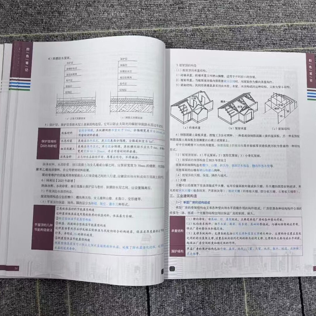 2026年一造四色笔记一级造价师土建安装学霸笔记 四色笔记 任选3科【备注】