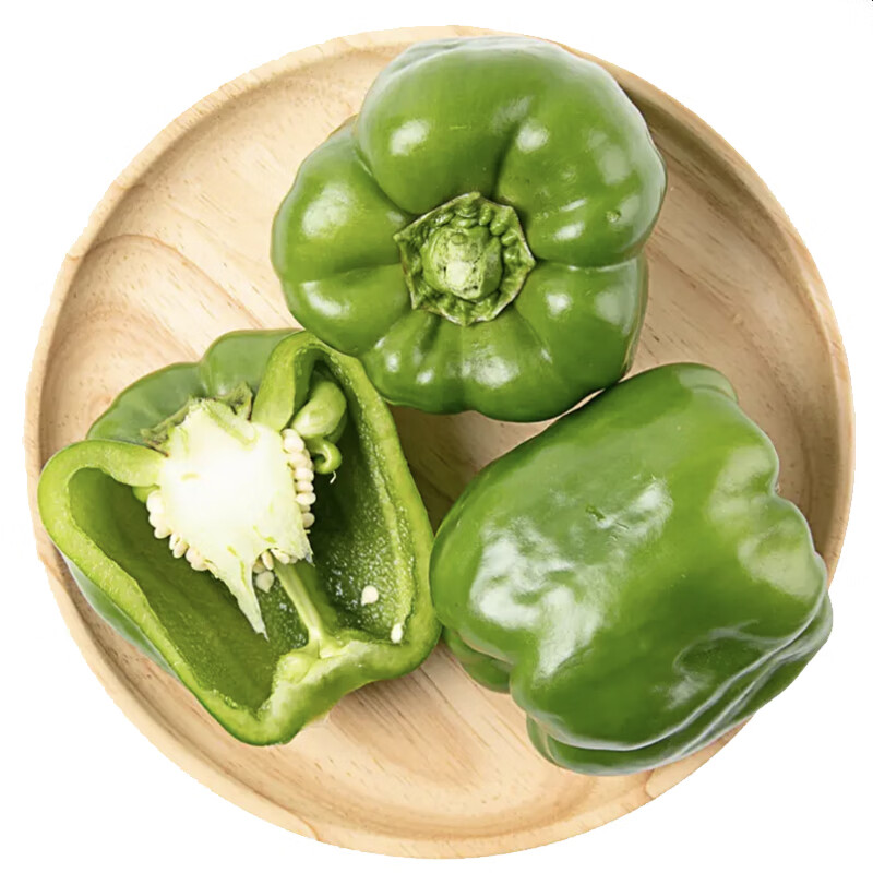 小汤山 北京 青圆椒 300g 基地直供新鲜蔬菜