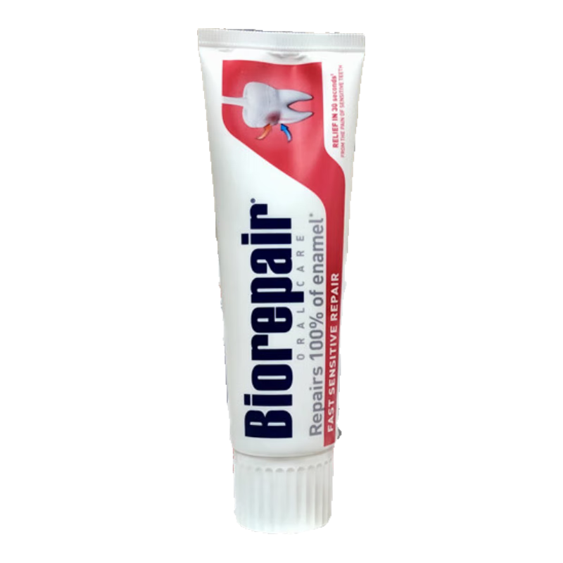 贝利达(BIOREPAIR)意大利进口Biorepair贝利达多效牙釉质修复牙膏夜间护理 牙釉质修复牙膏(敏感护理)75ml