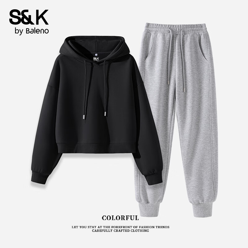 ����·BALENOS&Kϵ���ﶬ�¿�Ůװ������ñ���´���ʱ�м�Լ���սſ��˶���װ ��#��ɫ+��#��ɫ XL