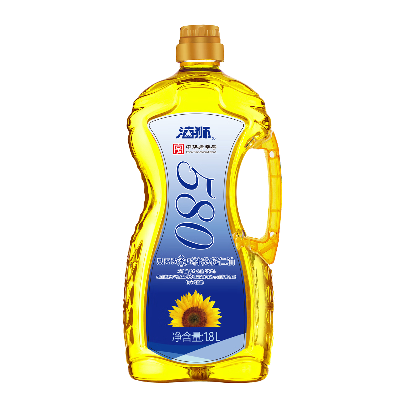 海獅食用油 食用植物調(diào)和油5L黃金比例非轉(zhuǎn)基因大豆玉米油