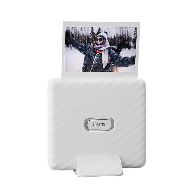 富士(FUJIFILM)【清凉出游季】instax link wide(送20张相纸)宽幅手机照片打印机一次成像拍立得情人节送礼礼物 白色 相纸套餐【标配+20张彩虹相纸】
