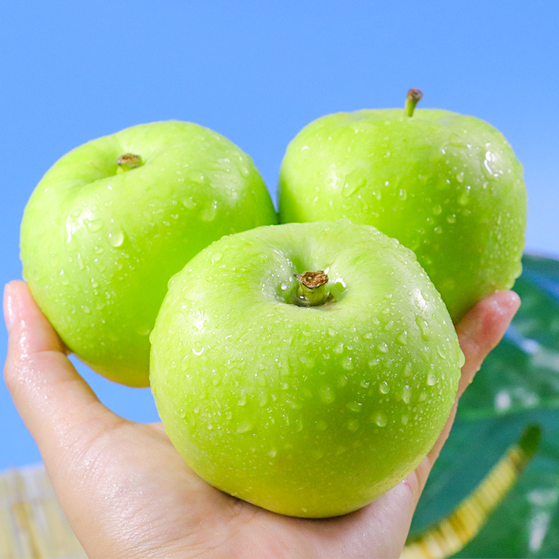 青苹果新鲜当季孕妇脆酸甜水果大绿平果多肉丑萍果 2斤