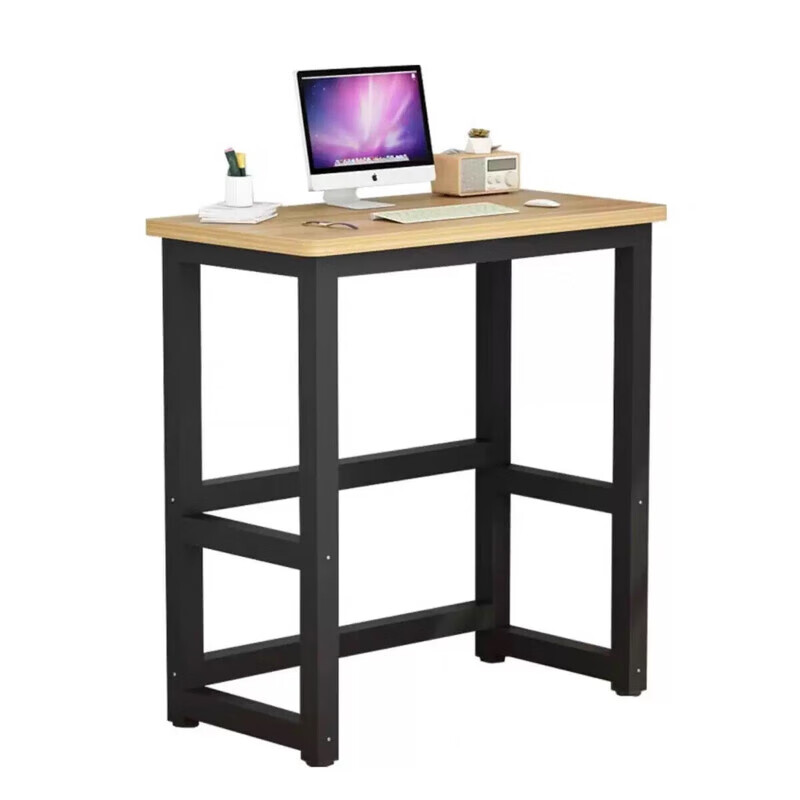 加高小桌子长50/60/70/80站立式电脑桌家用书桌高脚100/110/120 长80宽40 高110 加厚桌面25mm