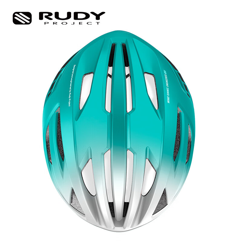 RUDY PROJECT璐迪自行车头盔巴林车队同系列骑行装备公路盔山地车破风半盔EGOS 蓝沁风吟（渐变系列限量款 L