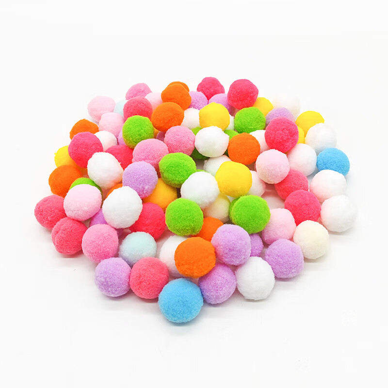 毛绒球弹射枪猫咪玩具毛球发射器猫咪互动自嗨解闷静音弹力球 200颗3厘米球 京东折扣/优惠券