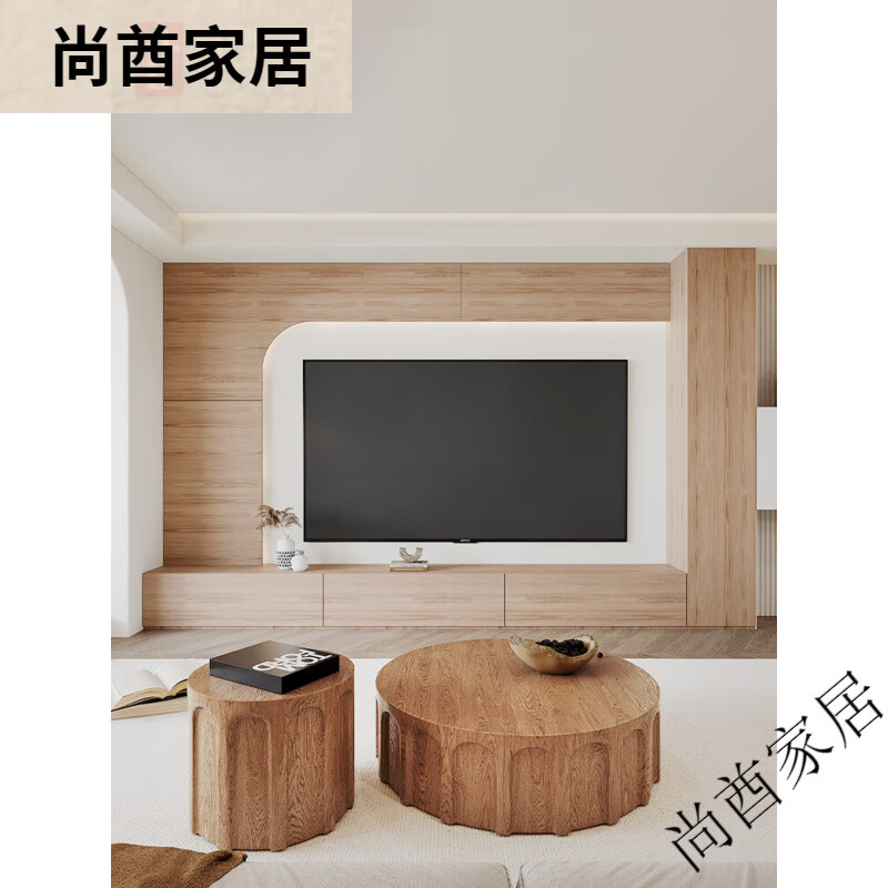 好萊客好萊客滿墻電視柜全屋定制 客廳滿墻柜電視柜書柜一體組合背景墻 定制金[商品實(shí)際價(jià)格詳情請(qǐng)咨詢