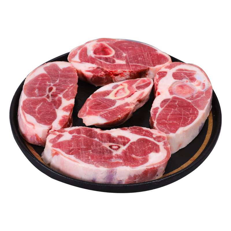 鲜京采宁夏盐池滩羊肉 手抓羊肉2斤 生鲜速冻羊肉 羊前腿切块 带骨羊肉