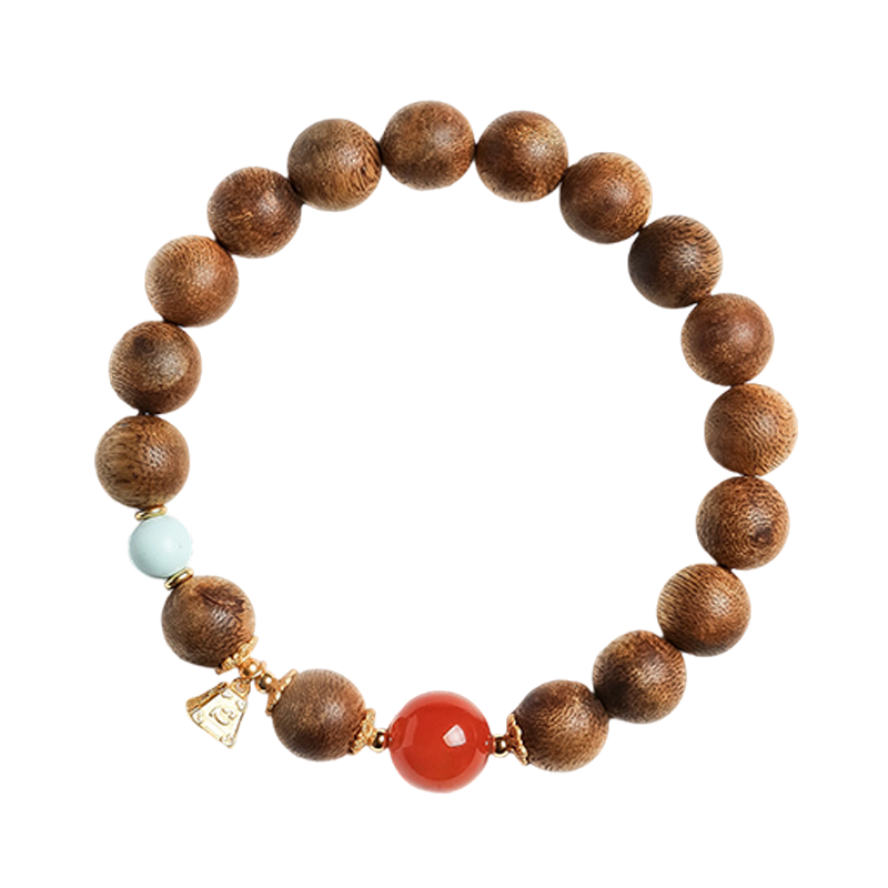 月印百川 奇楠沉香手串DIY女款念珠文玩手鏈約10mm附證書