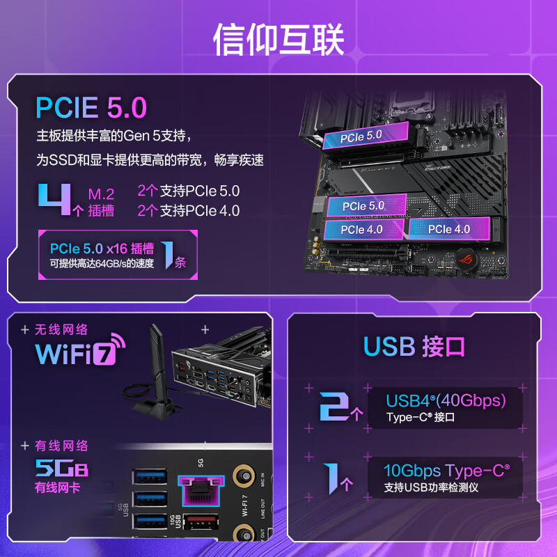 华硕 ROG STRIX X870E-H GAMING WIFI7 图 6