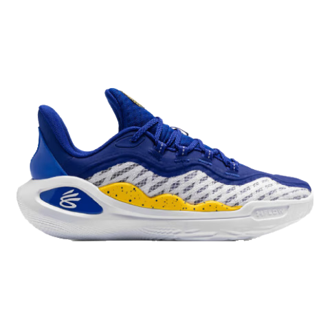 安德玛（UNDERARMOUR）库里CURRY 11男女情侣运动篮球鞋3027416 蓝黄色100 3026615-100 42.5