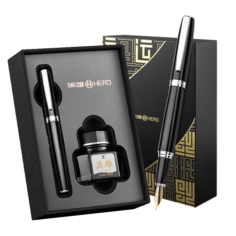 Ӣ�ۣ�HERO������������ֱ� 382����칫ѧ���ճ���дҿ��ǩ��īˮ���װ ��ɫ���� 59Ԫ