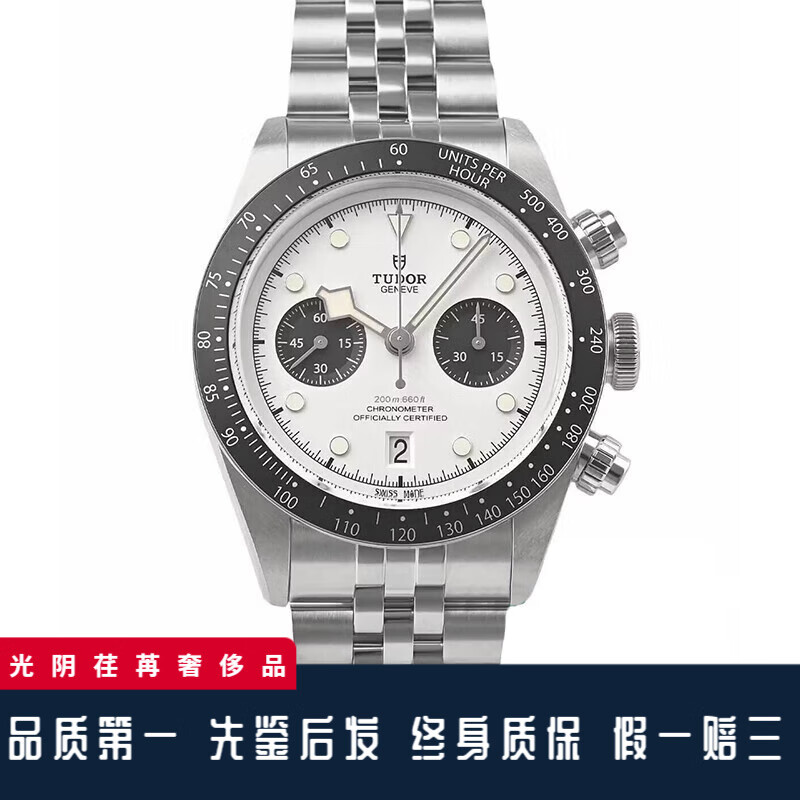 【二手99新】闲置全套盒卡 帝舵(Tudor)碧湾 游侠系列 瑞士表 手表男机械表 金表 名表 二手奢侈品男士腕表 未使用M79360N-0014五珠链白熊猫41mm
