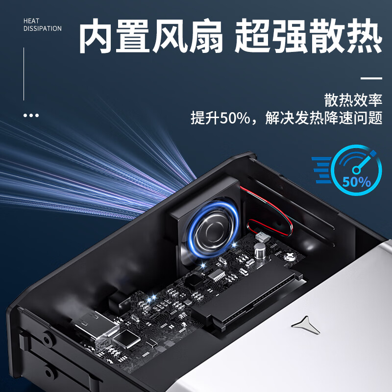 华顾USB3.1移动硬盘盒 2.5英寸外置硬盘盒适用笔记本电脑台式机外接串口SSD固态机械SATA 银色USB3.1硬盘盒+转接头