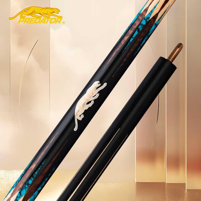 PREDATORPREDATOR美洲豹台球杆限量款DS白虎开伦CRM美九球中式黑八桌球杆 限量款白虎单后把