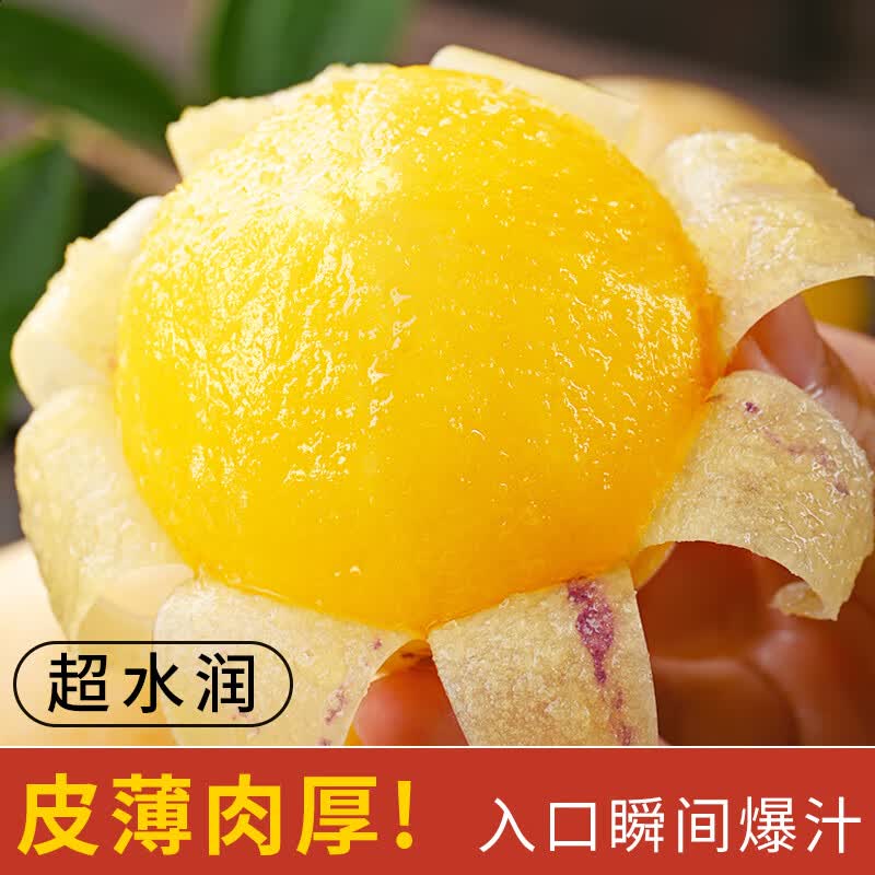 鲸咚亿农云南树上熟石林人参果新鲜水果七彩黄肉圆果人生果礼盒整箱 9斤特大果【单果100-120g】