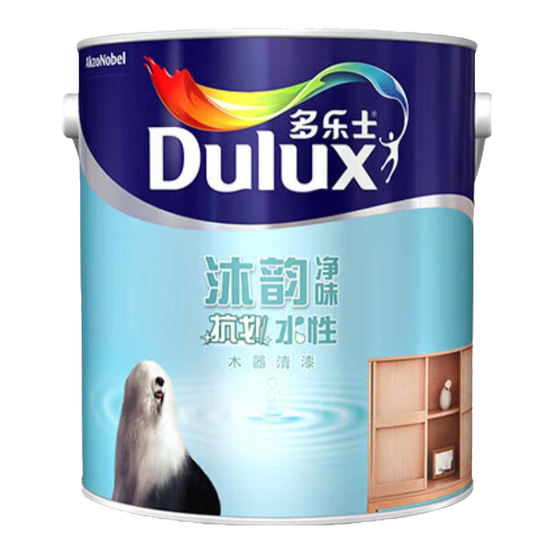 多乐士（Dulux）沐韵净味抗划水性木器漆墙漆修补漆家具翻新油漆涂料 半哑光清漆 A7501-68202