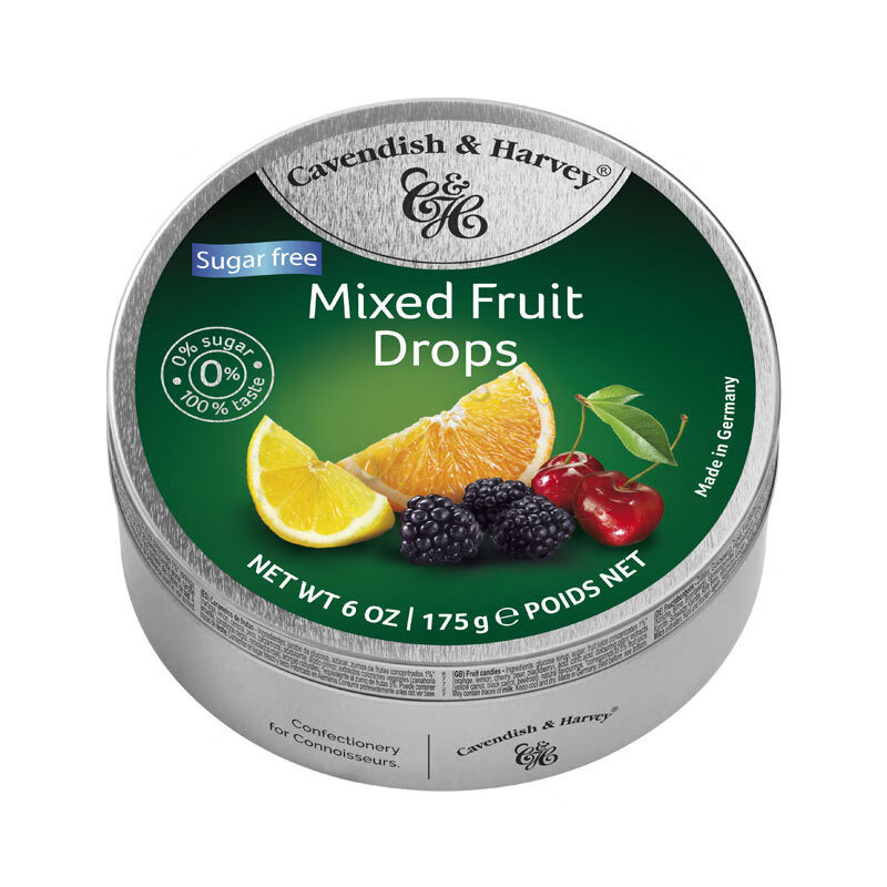 嘉云德國進(jìn)口嘉云糖水果硬糖喜糖批發(fā)糖果禮盒網(wǎng)紅年貨零食生日禮物 什錦-175g 款金罐鐵盒系列禮好物