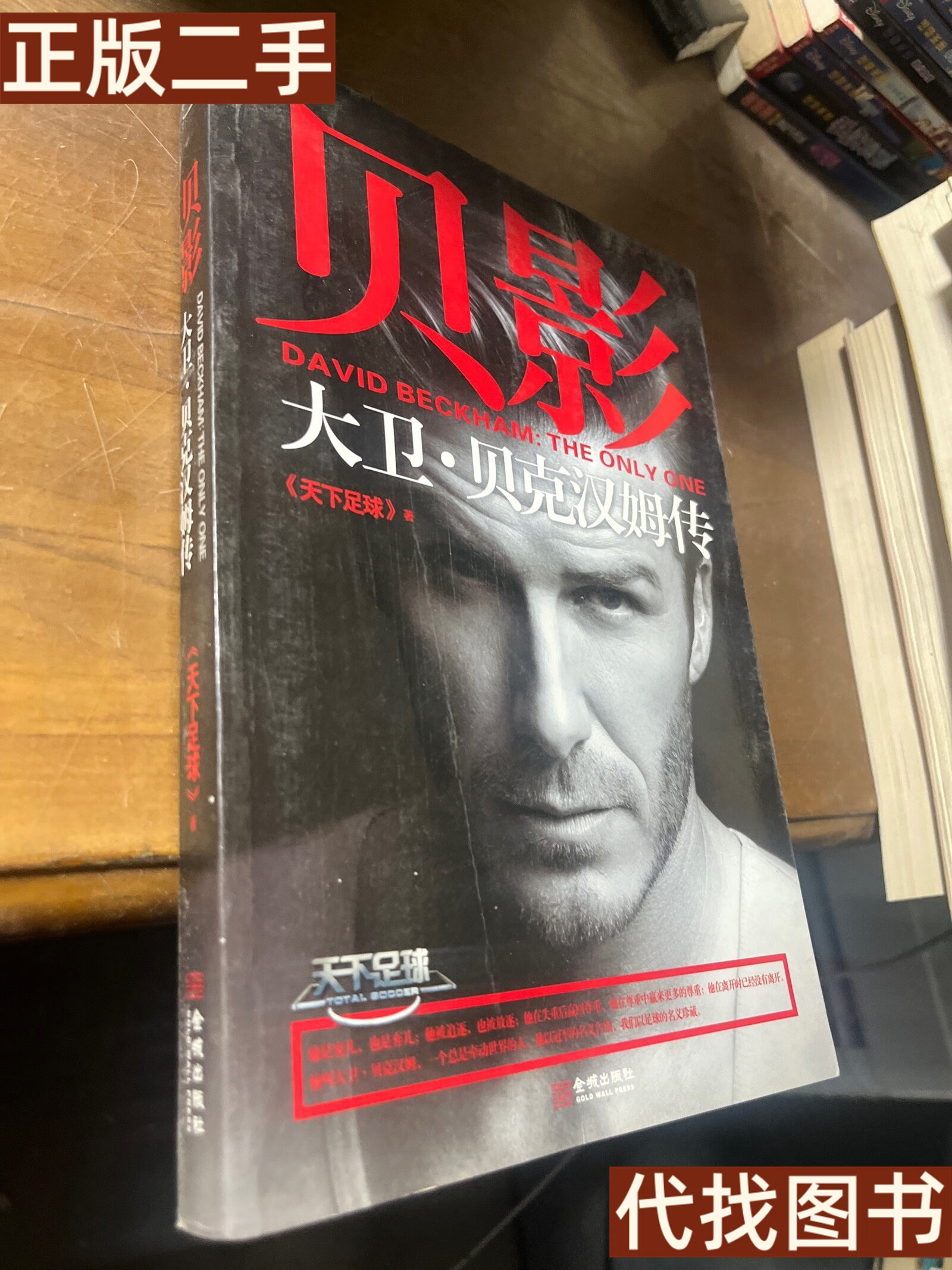 绝版旧书 贝影:大卫·贝克汉姆传 《天下足球》