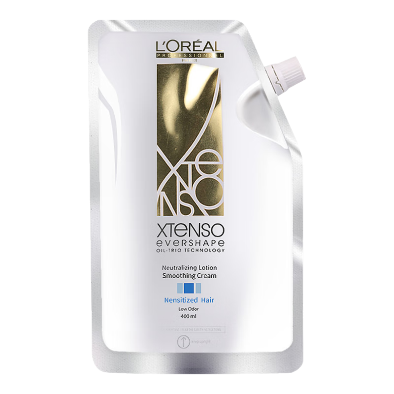 歐萊雅（LOREAL）官方正品探索精潤直發(fā)膏軟化劑離子燙神器免夾免拉柔順劑藥水家用 受損發(fā)質(zhì)（適合經(jīng)常燙染及發(fā)質(zhì)細(xì)軟）