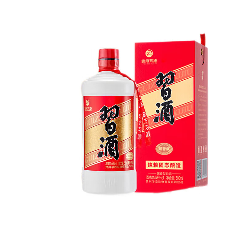 习酒 圆习酒 酱香型白酒 53度 500ml 单瓶装 53度 500mL 1瓶
