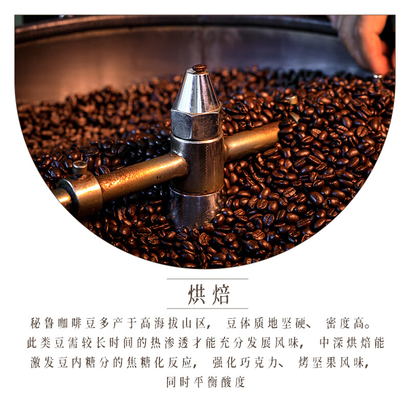 ANDEMISKI安德米奇咖啡中度烘焙100%阿拉比卡250g甘苦平衡冲饮秘鲁原装进口 单包250g