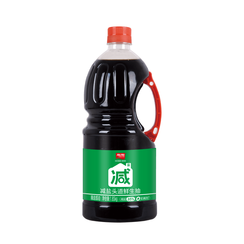 加加 减盐系列 头道鲜生抽1.85kg【减盐35% 特级】0添加防腐剂 酱油