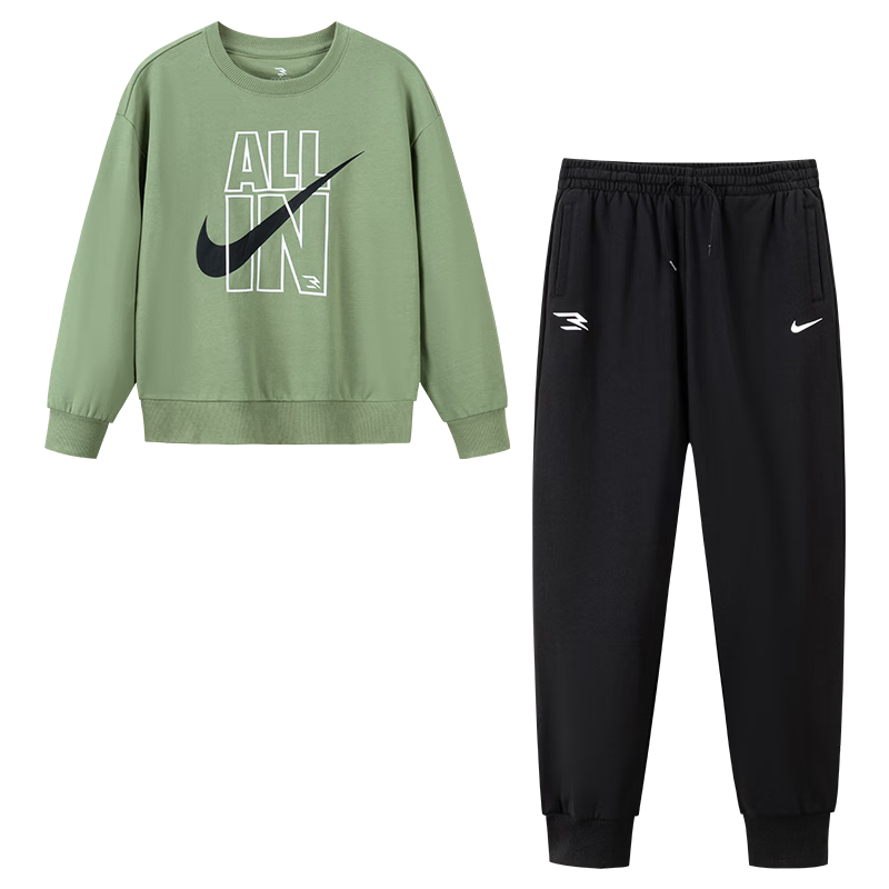 ���ڲ�����NIKE 3BRAND �Ϳ���Ůͯ����+����2����2025������ͯ���ޱ�ů��װ �����ɫ �����﴿�����ʡ� 160 /80 ����������158-170cm�� 239Ԫ