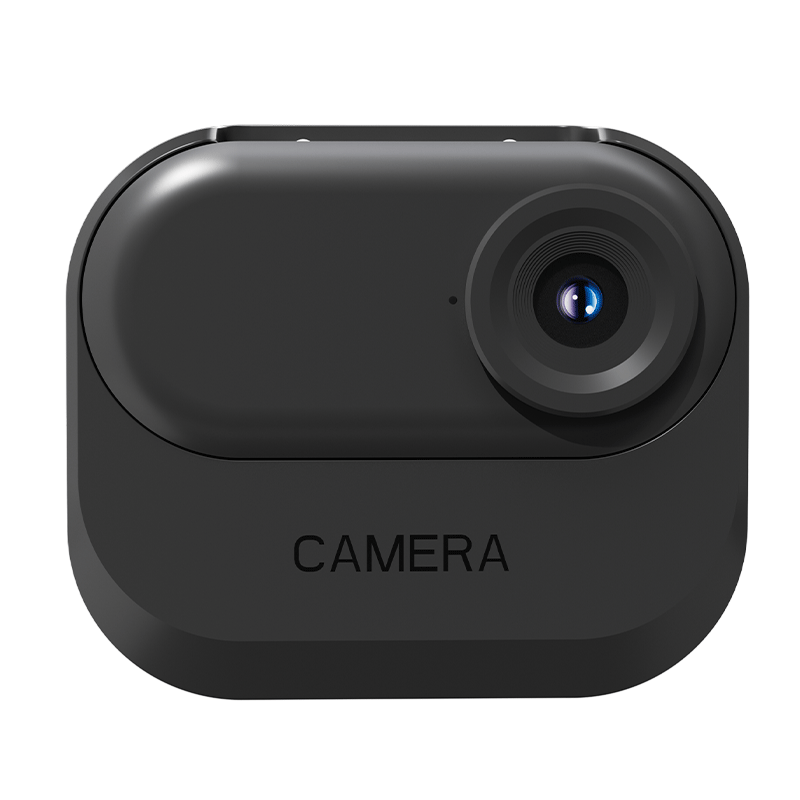 攝徒運動拇指相機(jī)騎行記錄儀 旅游戶外學(xué)生拇指攝像頭便攜式拍攝高清volg胸前固定頭戴攝像機(jī) 黑色【充電倉+1080P+1.47大屏】+磁吸掛繩 64G