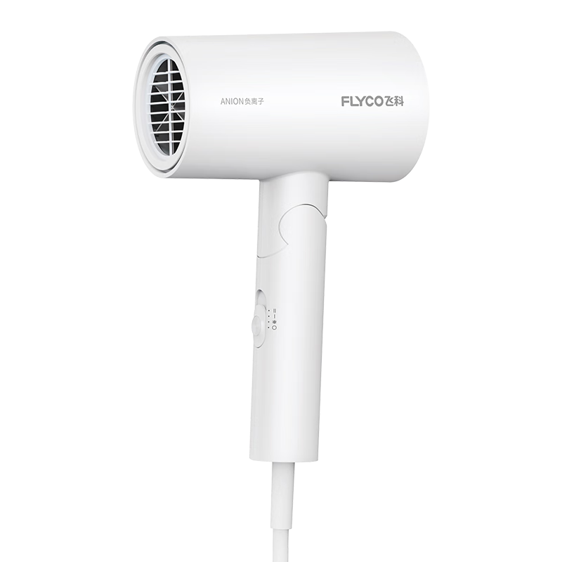 飞科（FLYCO）电吹风机家用速干便携学生宿舍低噪音冷热风大功率吹风筒负离子护发吹风机6296/6276 负离子爆款+便携可折叠【白】