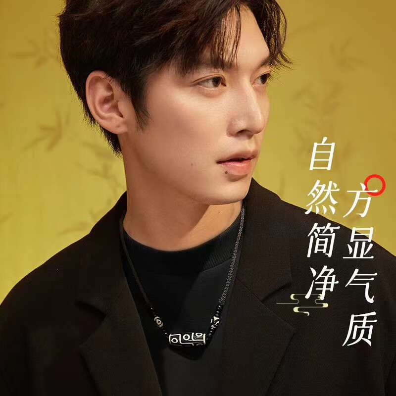 胖东来同款天珠天l然真品西藏真品天l然九眼天珠玛瑙吊坠男女款转 九眼天珠黑白色 (配国检证书)