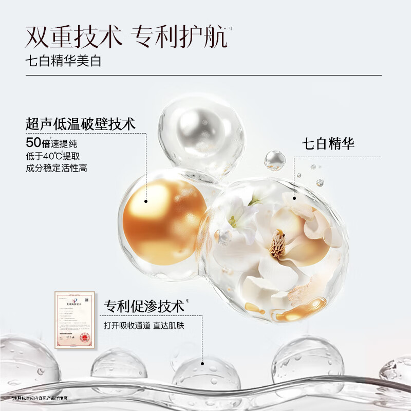 佰草集新七白大白泥面膜美白淡斑去角质涂抹式面膜护肤面膜 中白泥260g